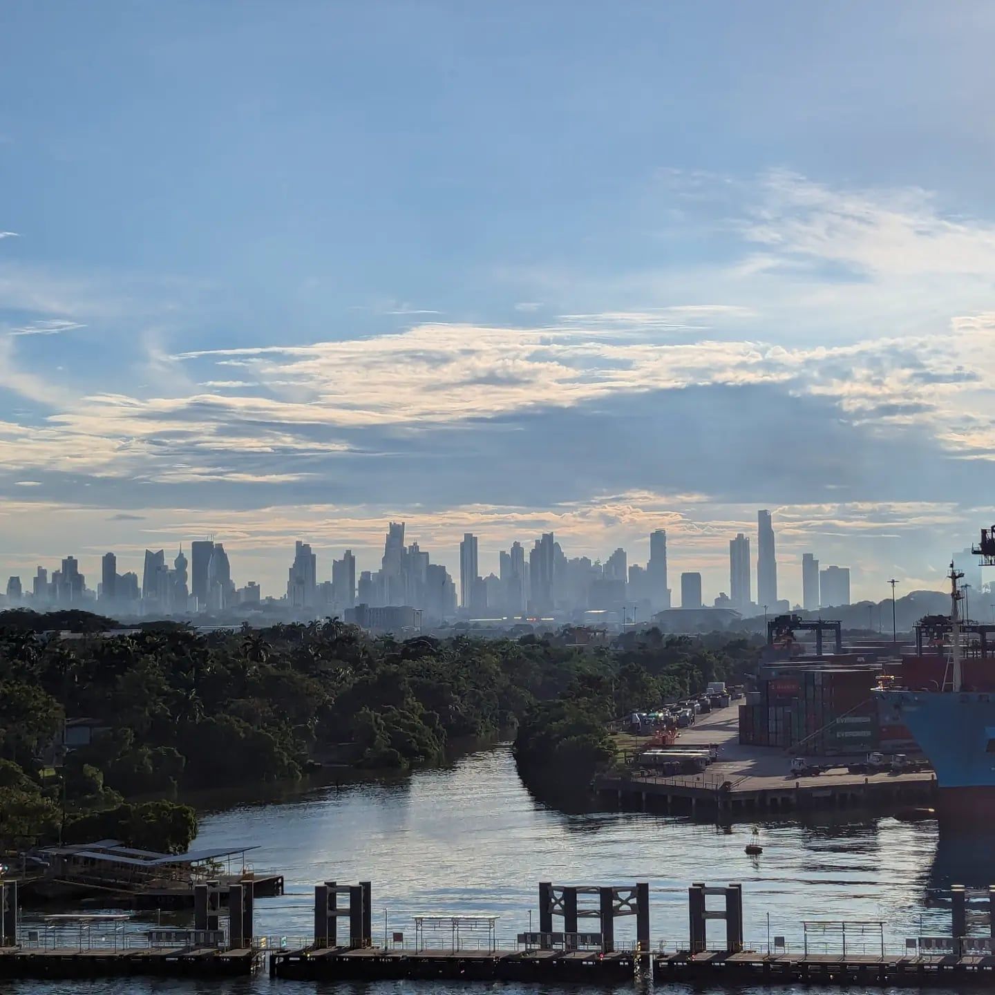 Panama Canal view